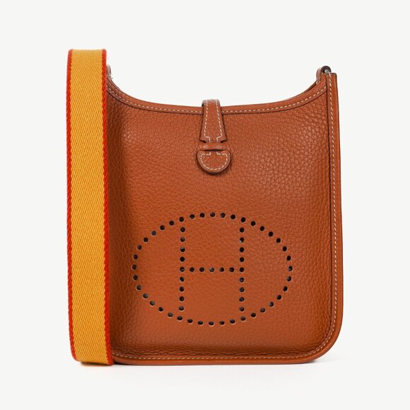 Hermes Evelyne 16 Amazone Taurillon Clemence Leather PHW Shoulder Bag - Picture 1 of 14